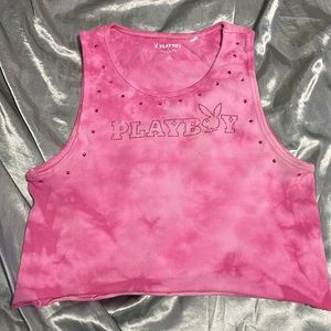 Tie Dye Playboy Tank